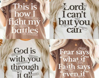 Christian Bible Verse Svg Png Bundle, Faith Over Fear, Religious Scripture Inspirational, Matthew 19 26, Philippians 4 13, 2 Corinthians