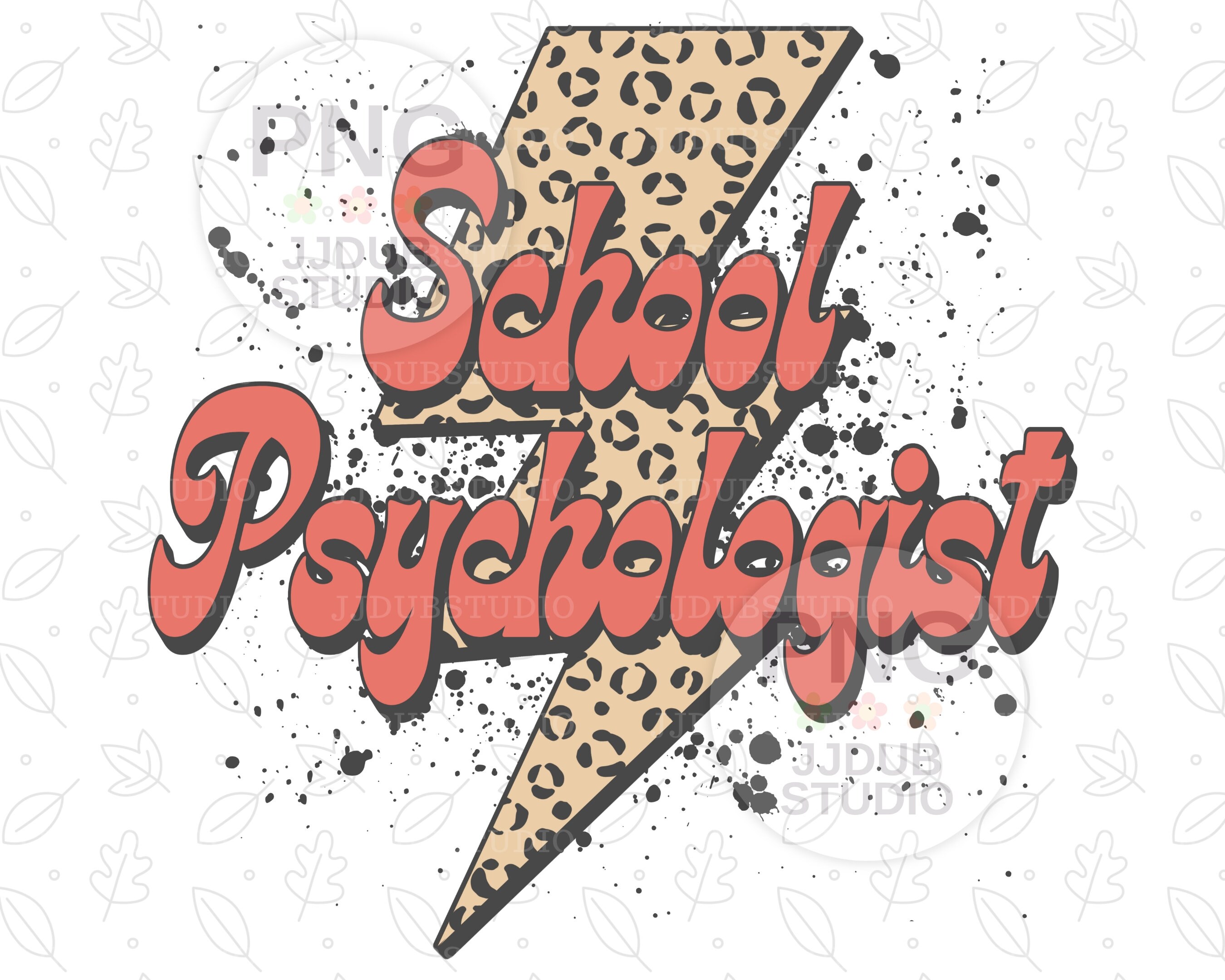 School Psychologist Png School Psychologist Sublimation Etsy