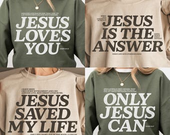 Christian Jesus Svg Png Bundle, Bible Verse Scripture, Mark 10 27, John 15 13, Galatians 2 20, Jesus Loves You Faith Religious Sublimation