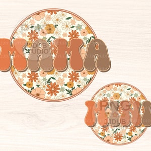 Retro Mama Mini Png Bundle, Mama Mini Sublimation Designs, Floral Mama Png for Sublimation, Boho Mini Png, Printable Digital File Download