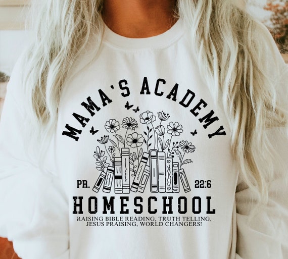 Mama's Academy Svg, Homeschool Svg, Retro Vintage Varsity Homeschooling Mom Gift, Mother's Day, Sublimation Png, Digital Download
