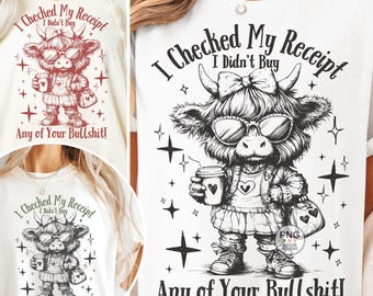 Funny Highland Cow Png, Sassy Snarky Cow, Trendy Sarcastic Funny Women Humor, Retro Vintage Cute Heifer Sublimation Designs, Mental Health