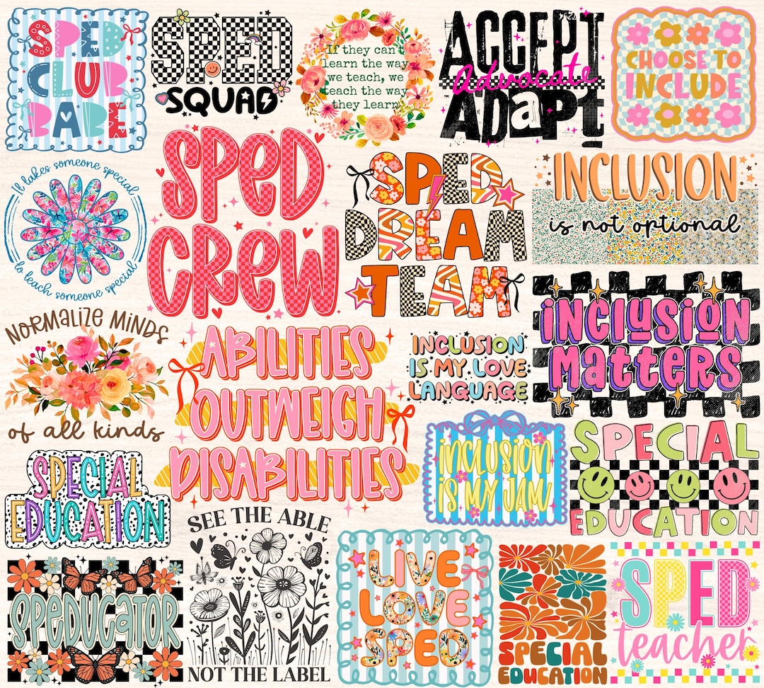 Sped Png Bundle, Special Education Teacher Png, Sped Teacher ...