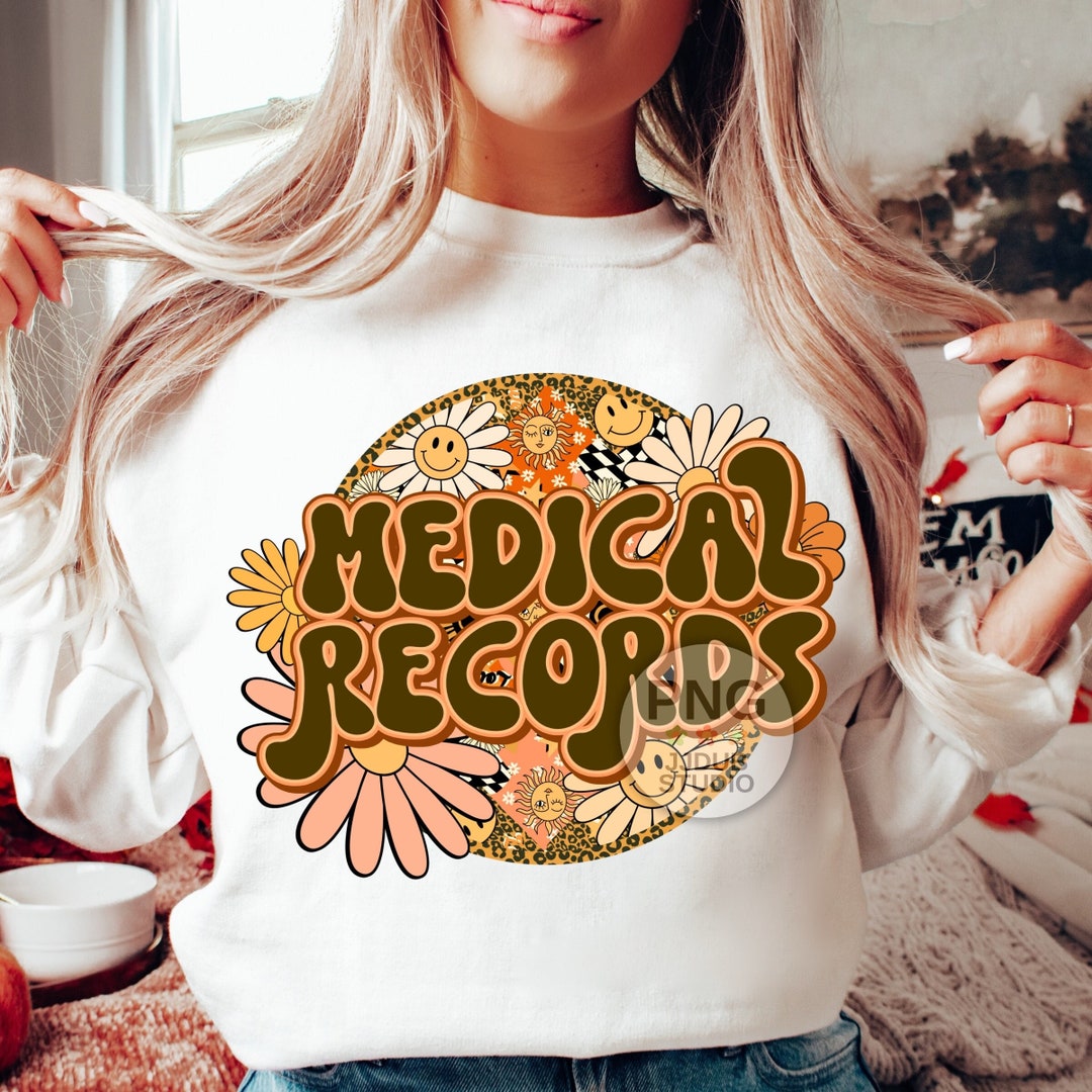 Medical Records Png, Record Coordinator Sublimation Designs, Medical