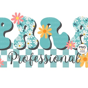 Retro Paraprofessional Png, Paraprofessional Sublimation Designs, Groovy Para Png, Para Png Designs, Checkered