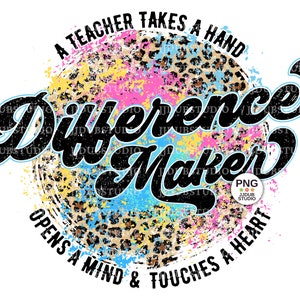 Teacher Png, Teacher Sublimation Designs, Retro Leopard Teacher Appreciation Png Print File Download, Back to School Png