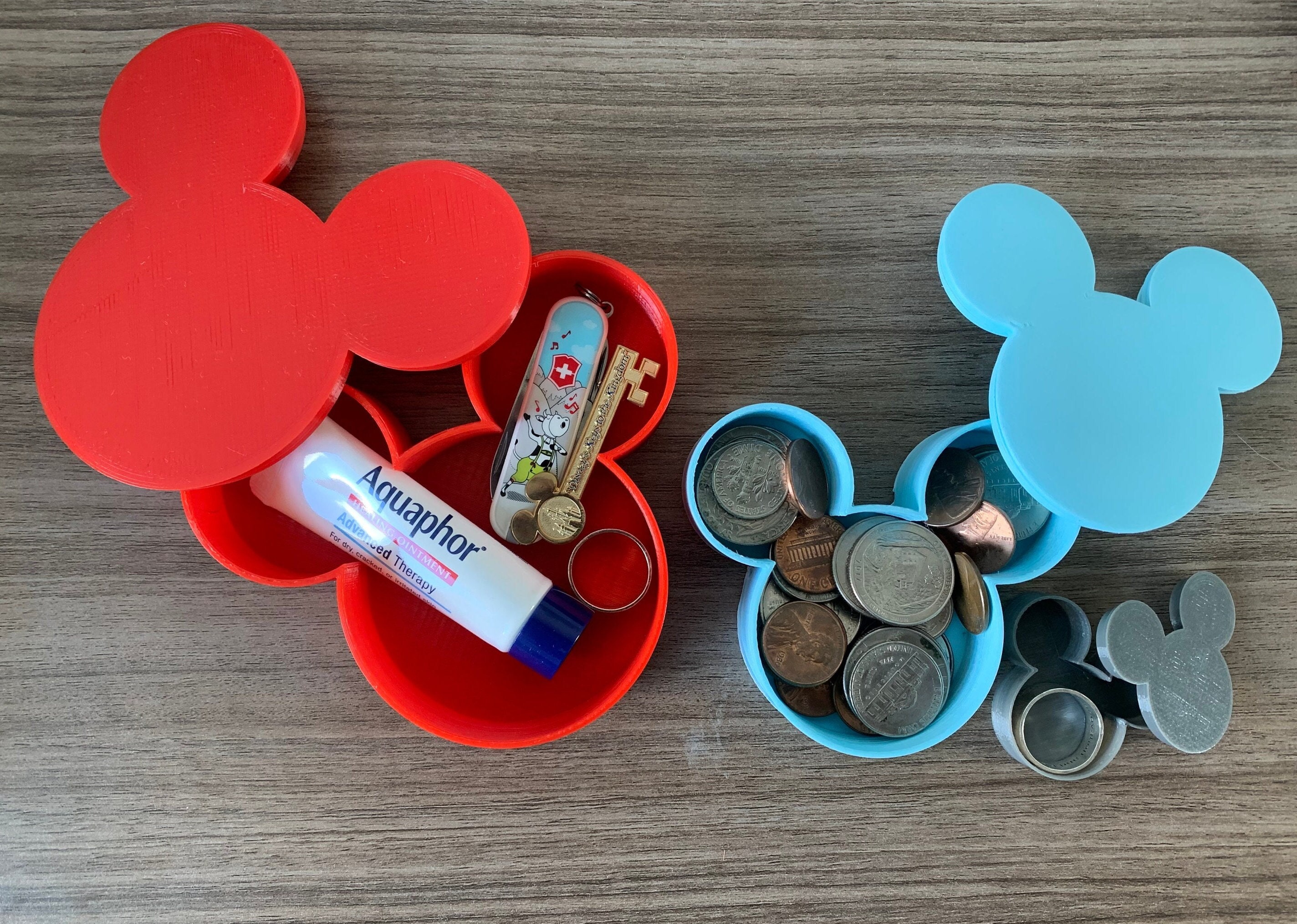 Mickey Mouse Storage Container 3D Printed for Desk Etsy