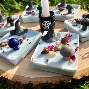 Hexengebräu gruselige Halloween Sojawachs schmilzt