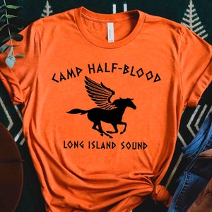 Camp Half Blood T-Shirt Kids Funny Percy & The Lightning Thief Movie Boys  Girls