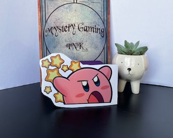 Kirby Sticker: Waterproof Laptop Decal