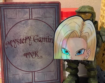 Android 18 white vinyl - peeker
