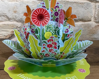 Floral "Plop Up" Display Card