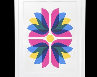 Temple Eye - Contemporary Hand Printed Screen Print