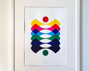 Night N Day - Contemporary Hand Printed Screen Print