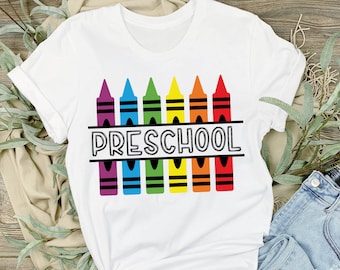 Preschool Crayon PNG Sublimation | Crayon Png | Teaching PNG Sublimation | Preschool Teacher Vibes | Elementary PNG | Preschool Teacher