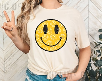 Smile Face PNG-sublimatie | Smile Face PNG-sublimatiebestand | Smile Face-overdracht | Glimlach gezicht shirt | Smile Face-sublimatie | Smiley-PNG