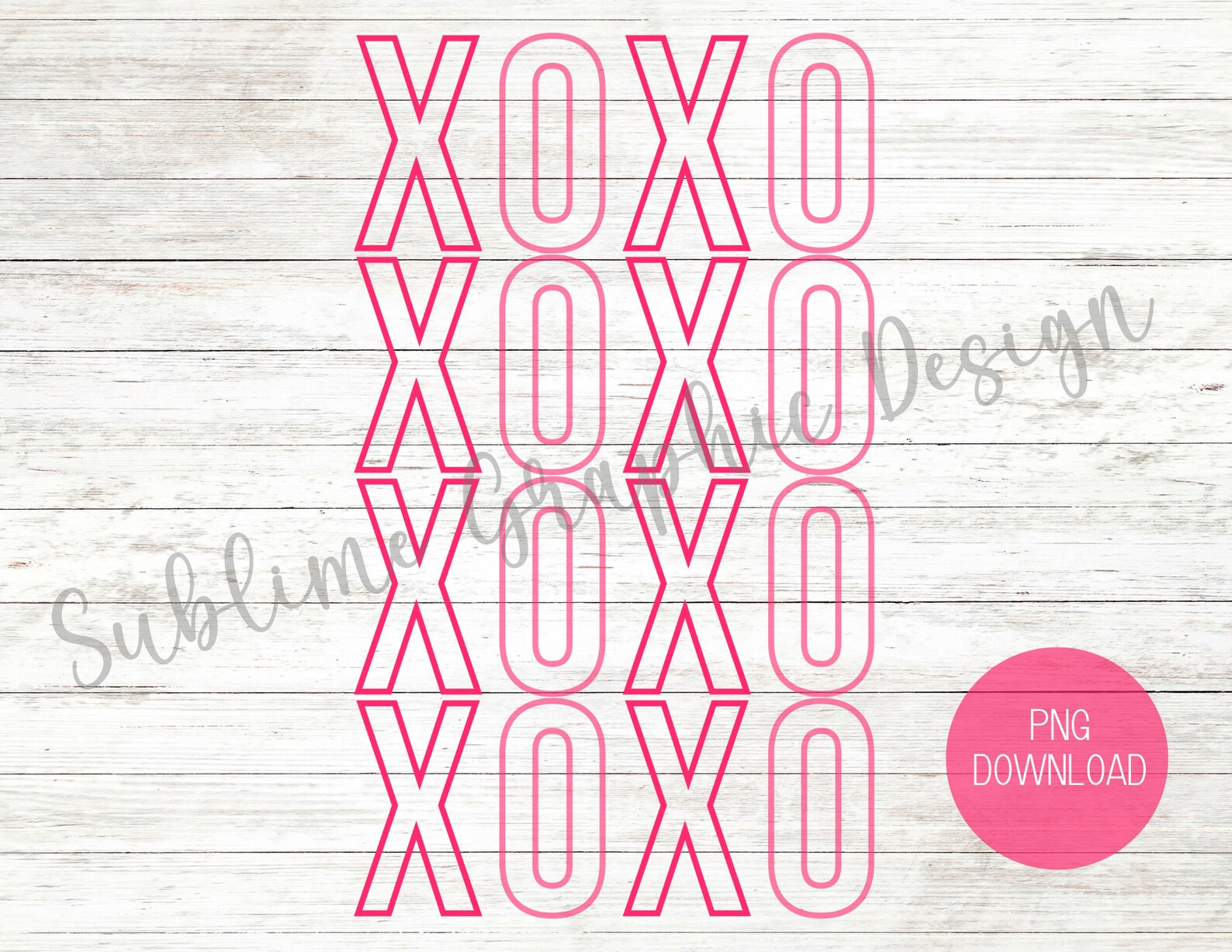 XOXO Sublimation PNG | Valentine Sublimation Png | Valentine ...
