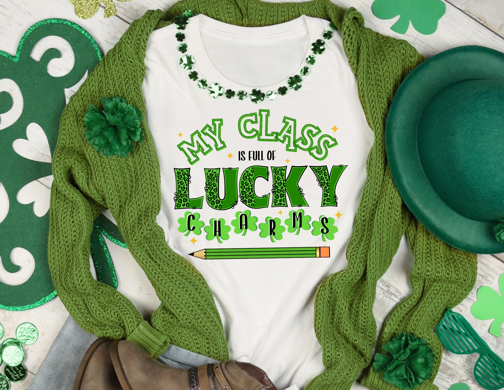 My Class is Full of Lucky Charms PNG St Patricks Day PNG Teacher St ...