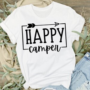 Happy Camper PNG Sublimation Design | Camping PNG Sublimation File | Camping PNG | Arrow Png File | Camper Life Png | Happy Camper