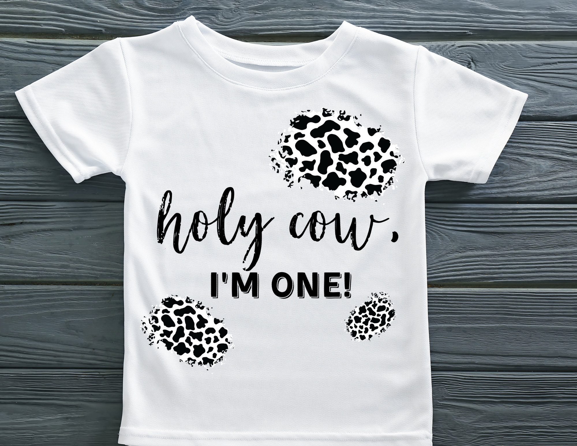 Holy Cow I'm One First Birthday PNG Sublimation Design | Highland Cow ...