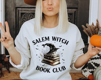Salem Witch Book Club PNG Sublimation | Salem Witch Company PNG Sublimation Design | Halloween PNG Sublimation File | Salem Witch Png