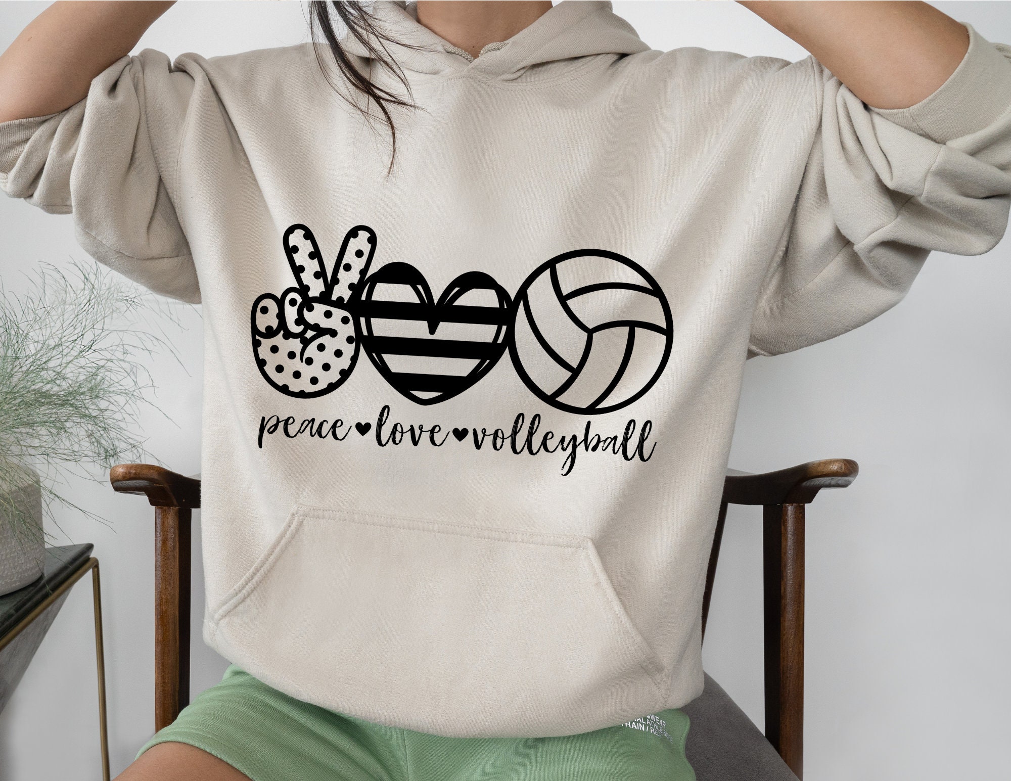 Peace Love Volleyball PNG Volleyball PNG Volleyball - Etsy