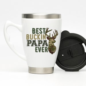 Best Buckin Papa Ever PNG Sublimation | Best Papa Ever PNG | Camouflage ...