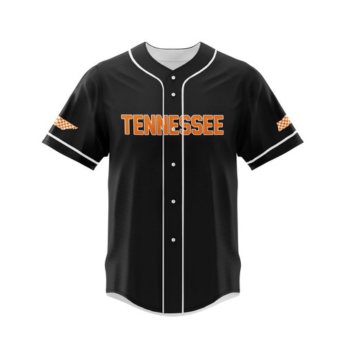Tennessee Collegiate Baseball Jersey Fully Customizable Etsy