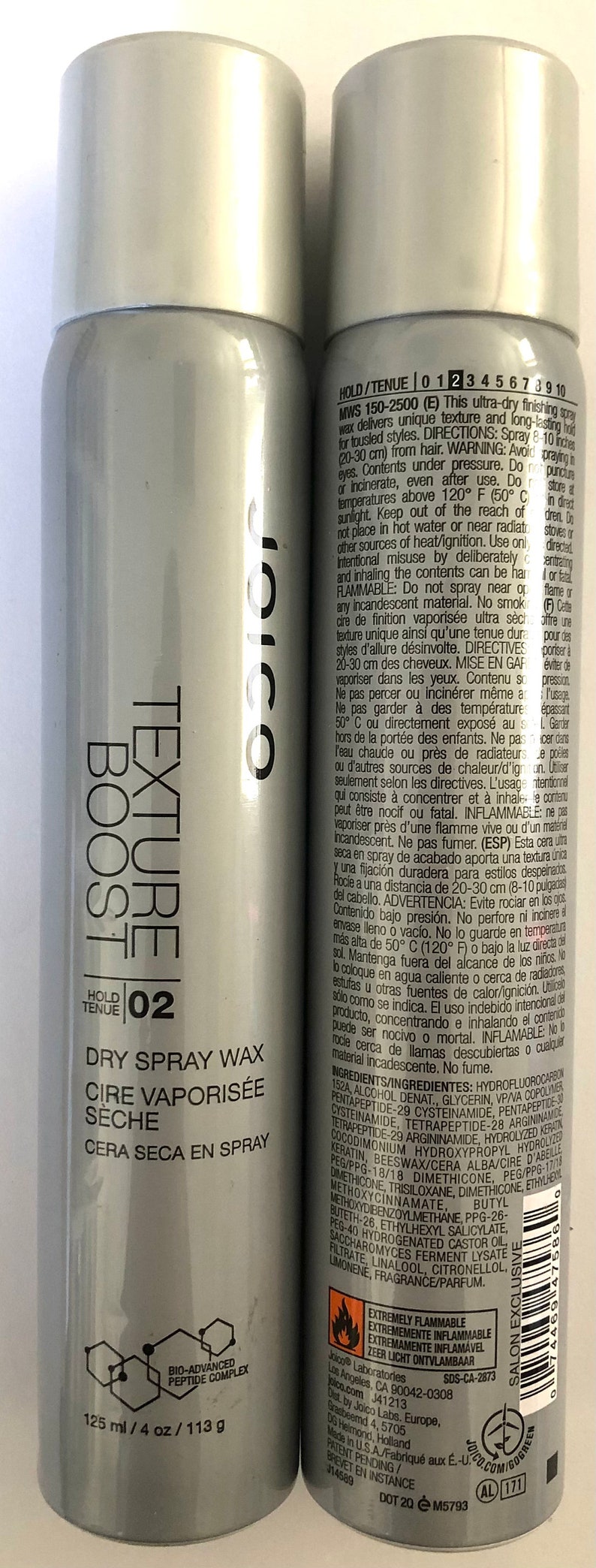 JOICO Texture Boost 02 Dry Wax Spray 4 Oz 2 Pack Special Deal Etsy