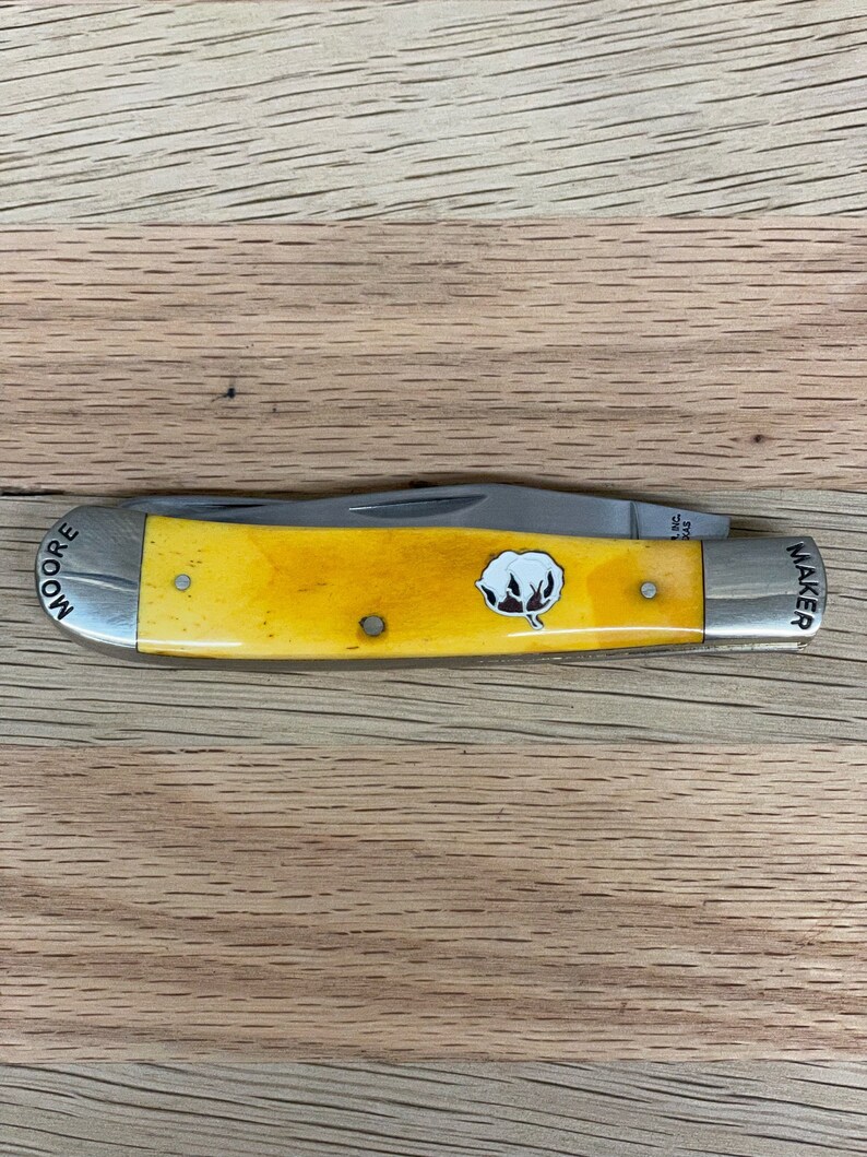 Custom Cotton Edition Pocket Knife Moore Maker Groomsman Etsy
