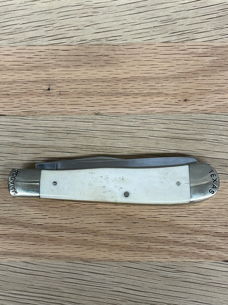 Custom Oil Pump Pocket Knife Moore Maker, Groomsman, Engraved