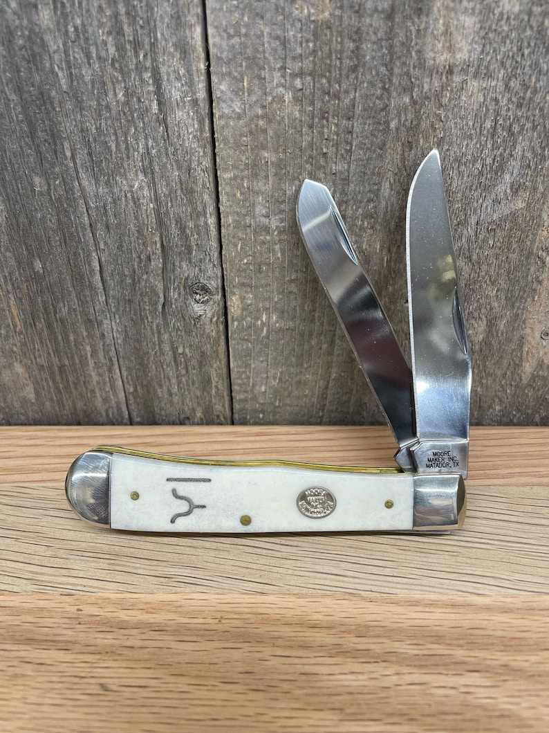 Custom Premium Pocket Knife Moore Maker Groomsman Etsy