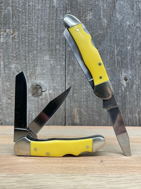 Custom 2 Blade Double Lock Back Pocket Knife - Moore Maker