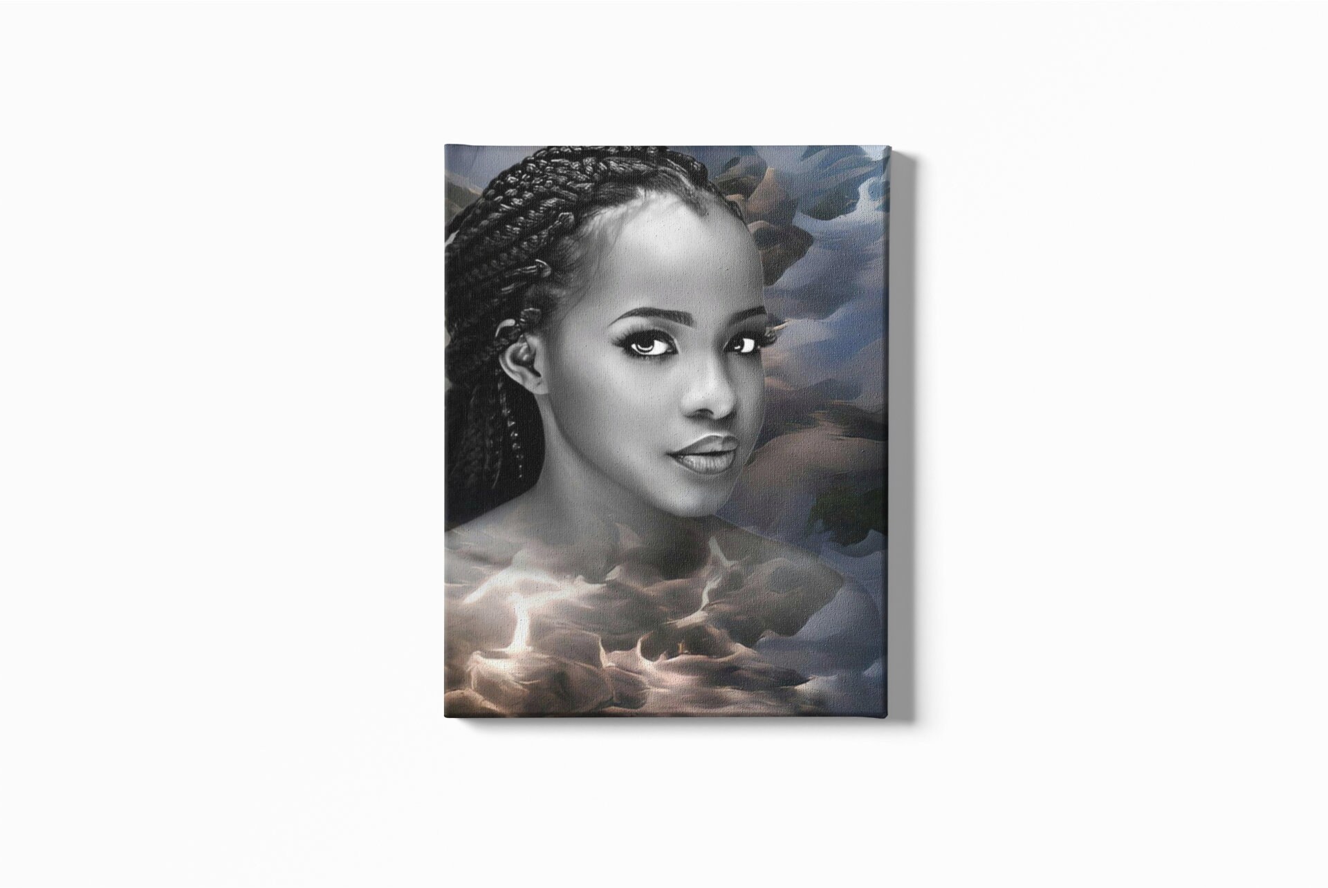 Tableau Femme Sous Le Ciel