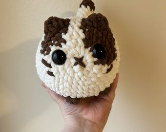 Handmade Crochet Loaf Cat l Stuffed Animal Gift for Cat Lovers