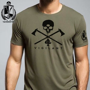 Vigilant - Skull Pirate Tactical Unisex T Shirt