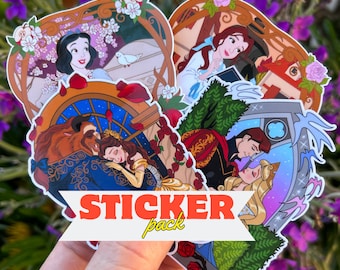 Princess laptop sticker/ disney sticker/ snow sticker/ cell phone sticker/ laptop sticker/ water bottle sticker