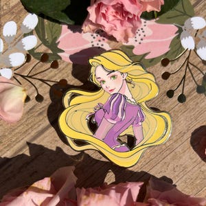 Rapunzel Dreams Purple - Hard Enamel Standard Pin