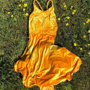 Handmade Organic Bamboo Velour Spring Dress