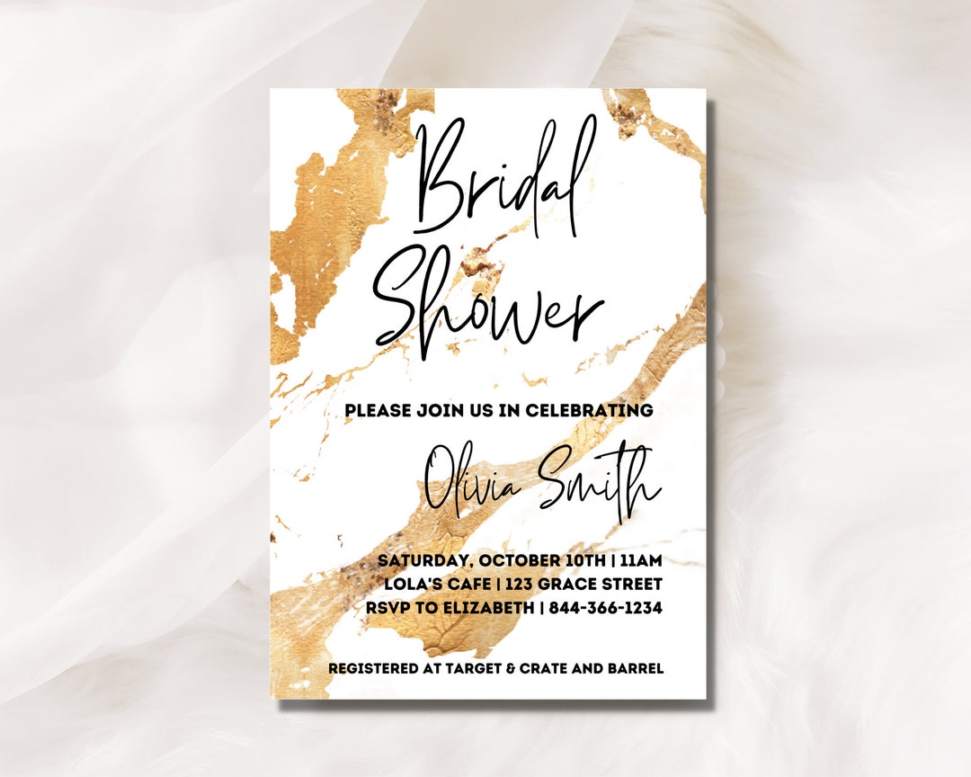Bridal Shower Invitation, Printable Bridal Shower Invitation, Editable ...