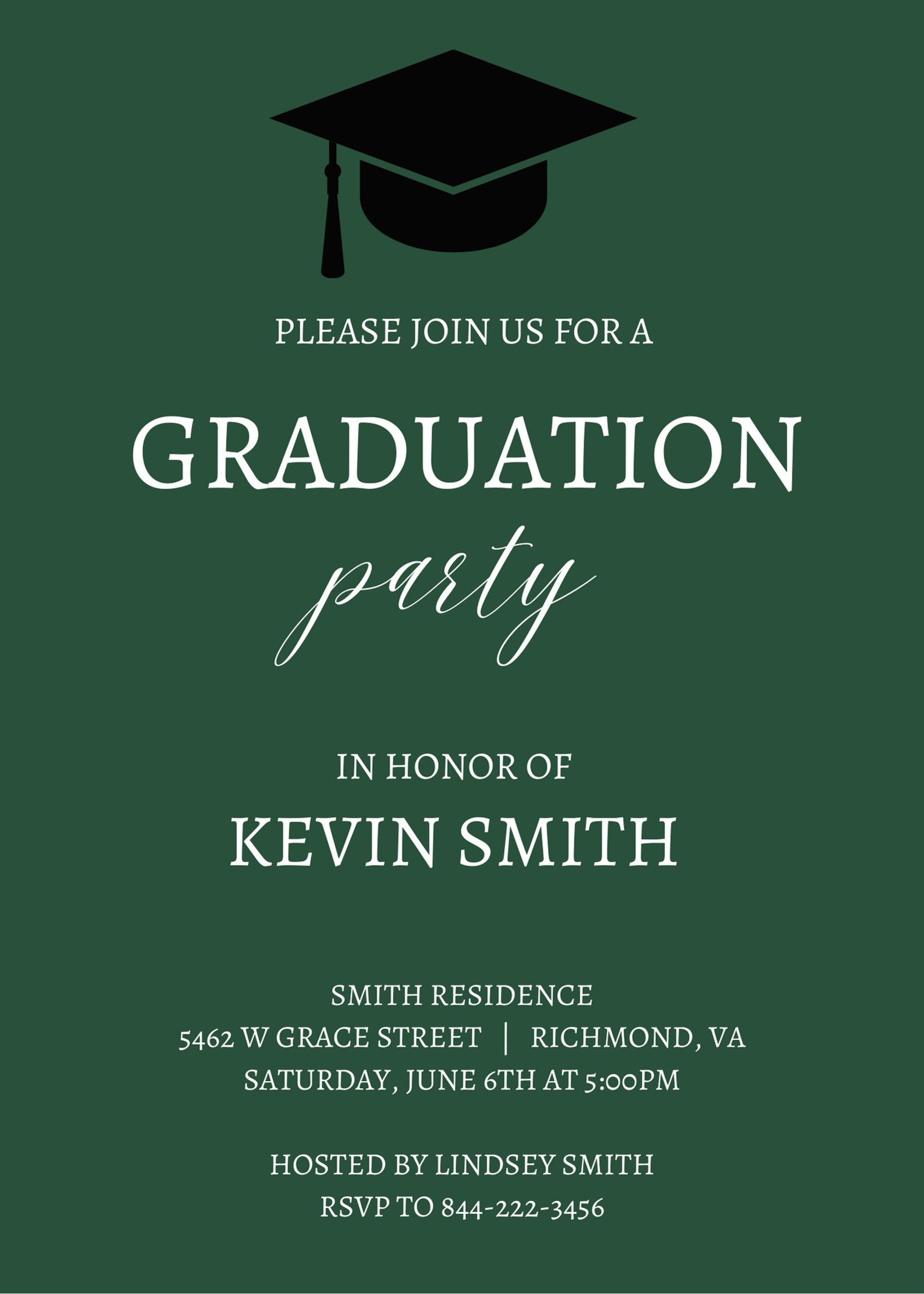 Graduation Party Invitation, Graduation Party, Graduation Invitation
