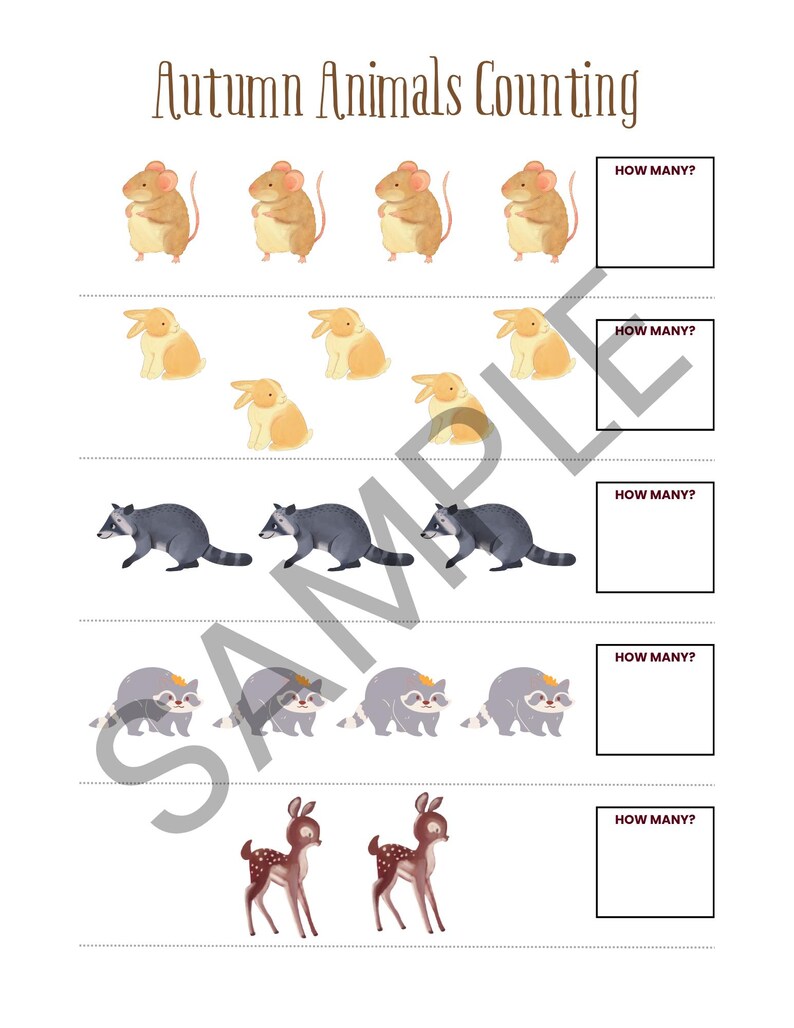Kids Autumn Activity Bundle, Printable Worksheets, Fun Learning, Fall ...