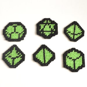 Dungeons and Dragons Dice Needlepoint Set One