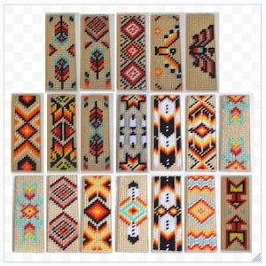 Native American Bookmark Needlepoint (Listing One)