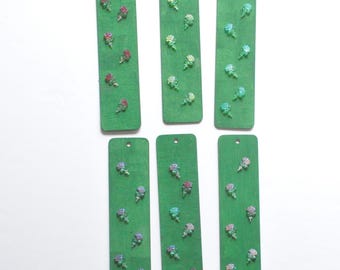 Glow-in-the-Dark Rose Wood Bookmark