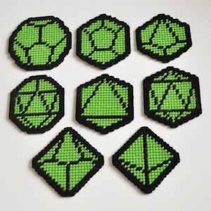 Dungeons and Dragons Dice Needlepoint Set Four