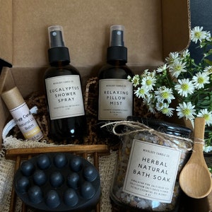 Natural Spa Set, Natural Self-Care Essentials, Relaxing Gift Sets for Her,Gifts for Women,Spa Gift Set,Birthday Gift,Mother Day Gift