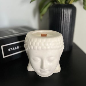 Buddha Candle | 9 oz Soy & Beeswax | Lavender, Ylang Ylang, Patchouli| Handmade Candle| Meditation| Yoga