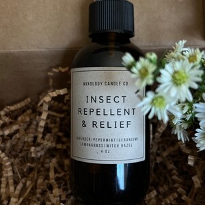 Spray repelente e aliviador de insetos natural - Óleos essenciais - 118 ml