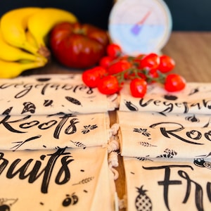 Cotton Reusable Grocery Bags Set: Eco-Friendly Produce Pouches